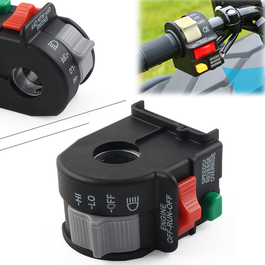 Handlebar Hi/Lo Beam Light/Kill/Stop Switch for Polaris Sportsman ATP ATV