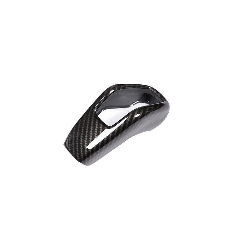 1P Carbon Fiber Console Gear Shift Knob Cover Trim for Range Rover Evoque 20-25