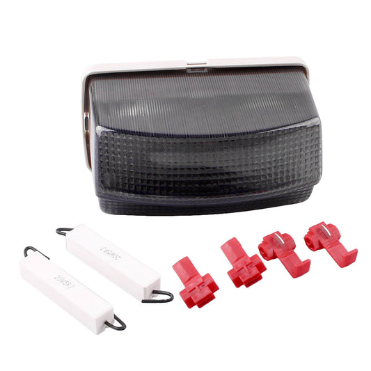 Smoke Integrated LED Rear TailLight Turn Signals For 1991-1995 for YAMAHA FZR1000