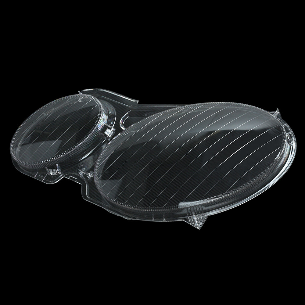 2-Piece Clear Headlight Lens Cap Replacement Parts for 2002-08 for Mercedes-Benz E-Class W211