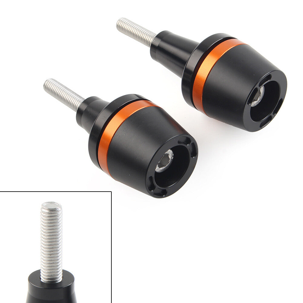 for Yamaha for Suzuki for Honda for Kawasaki Universal Frame Sliders Crash Protector Orange