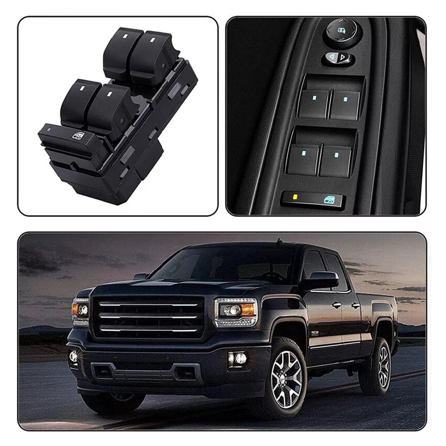 Window Control Door Lock Mirror Switch 20945129 for Chevy Silverado for GMC for Sierra
