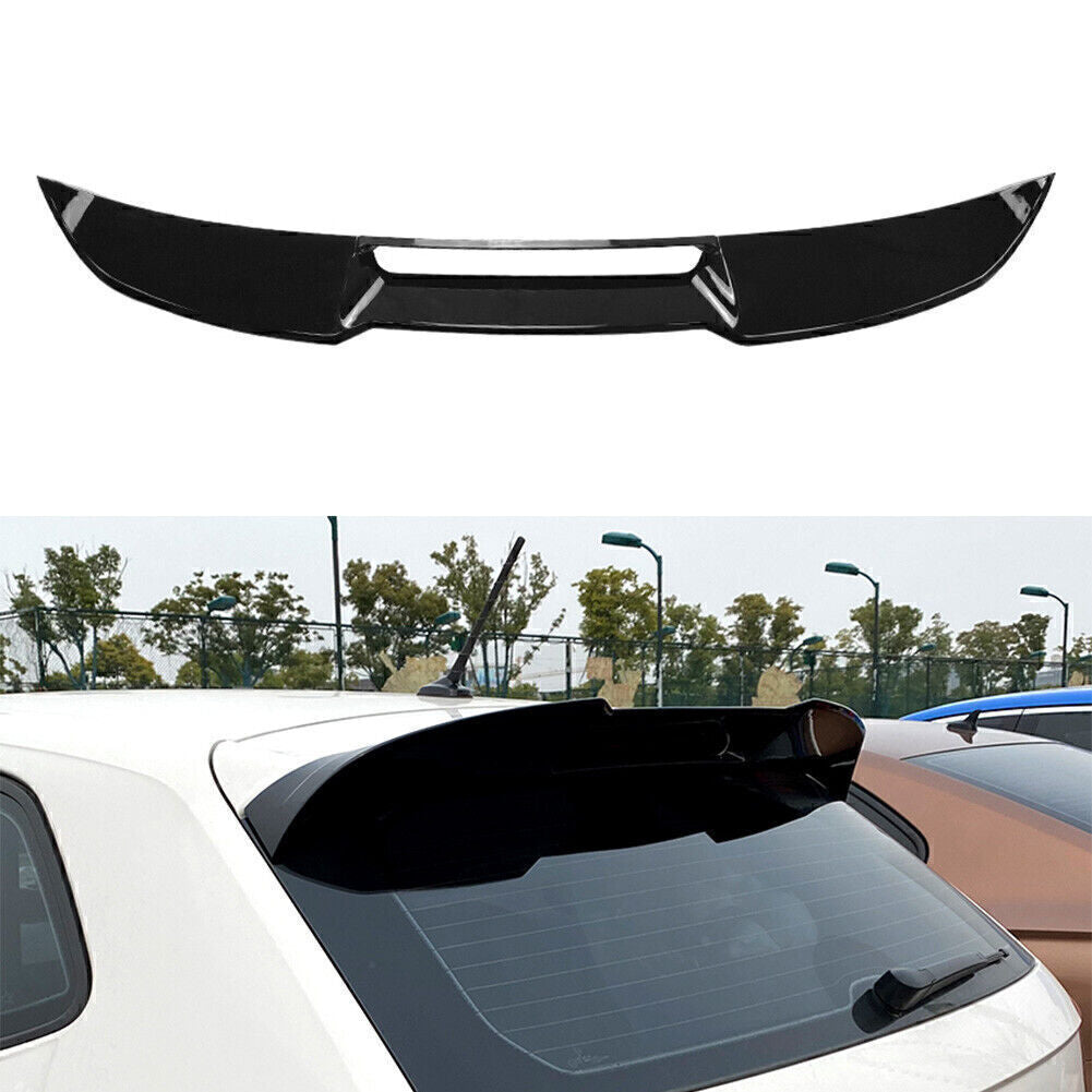 Car Rear Roof Spoiler Window Wing Glossy Black for Volkswagen for VW Polo 2019-2022