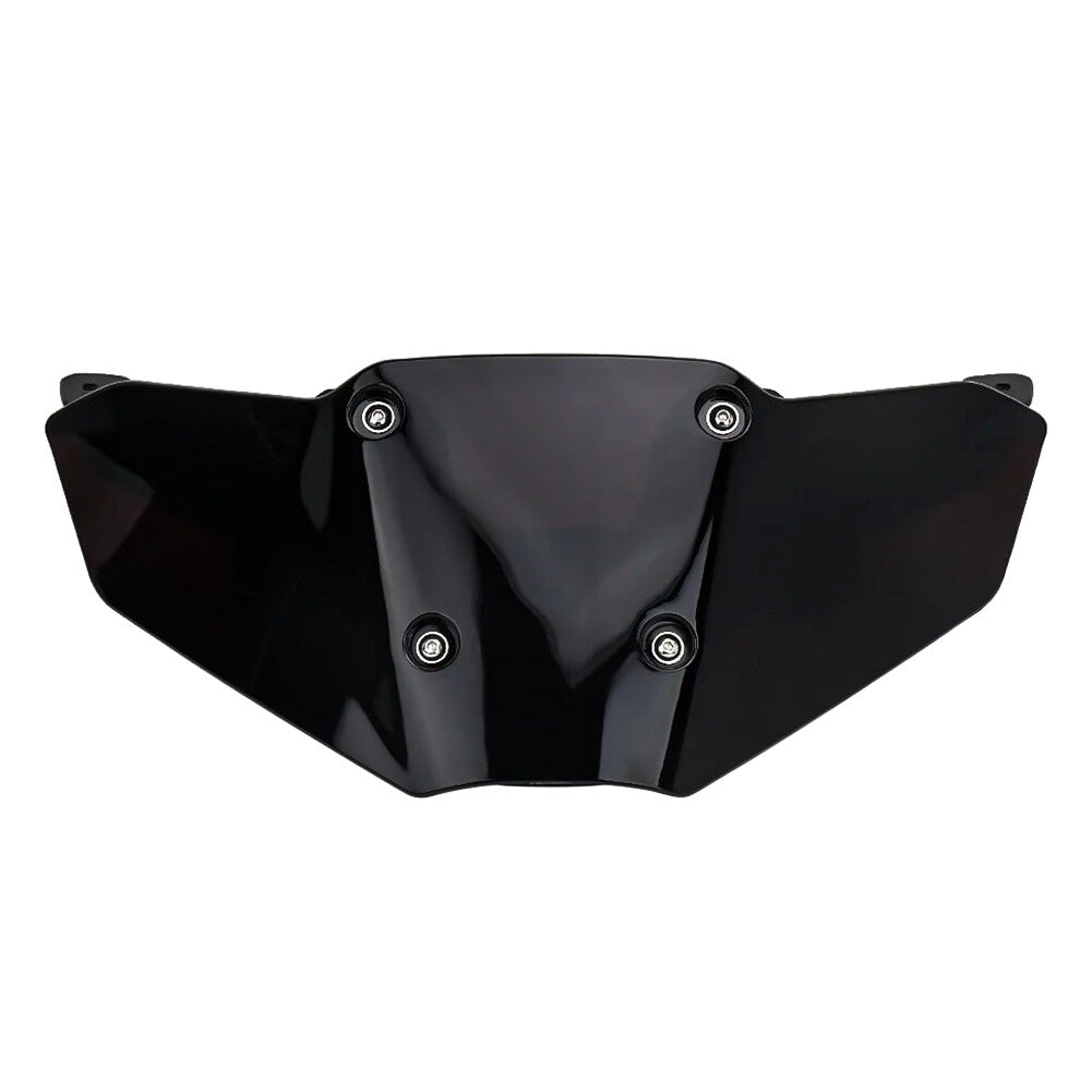 Black Motorcycle Windshield Wind Deflector Windscreen for Yamaha MT09 2024