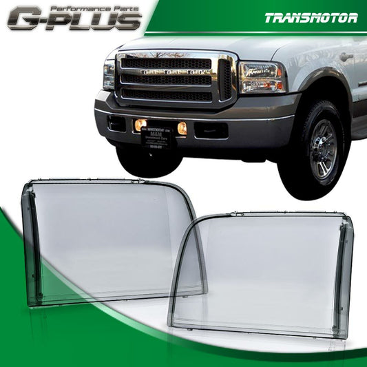 Suitable for 05-07 for Ford F250 F350 F450 overloaded vehicle headlight replacement lens smoke