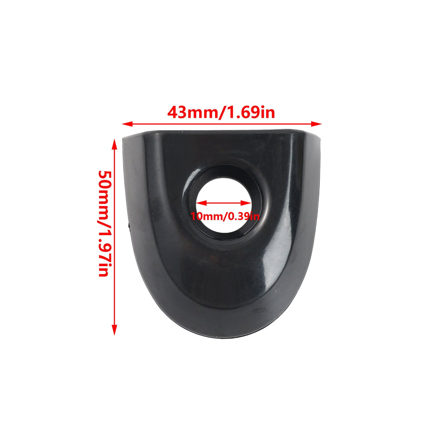 Front Door Lock Cover w/ Key Hole Black for Nissan Juke Micra K13 806441KK0D