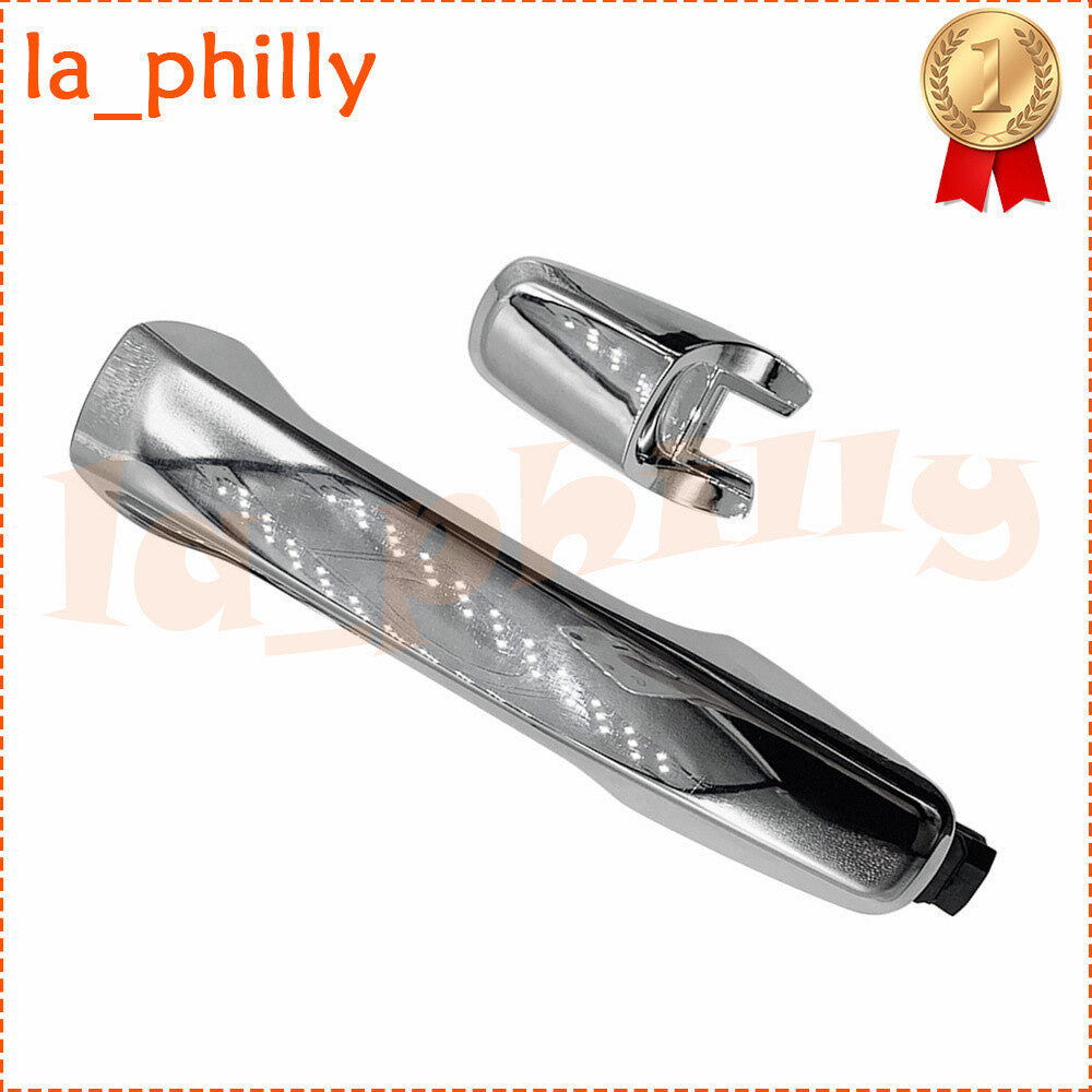 Front/Rear Exterior Outside Door Handle Chrome Fit for 11-17 for Ford Explorer Edge