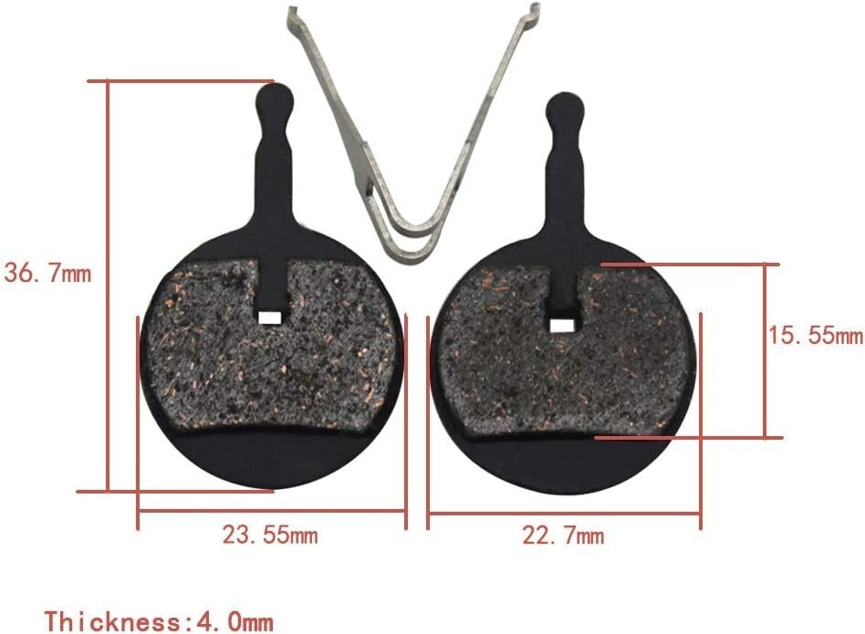 Bicycle Disc Brake Pads with 1 circlip for Avid BB5 BB-5 BB 5 MTB Bike