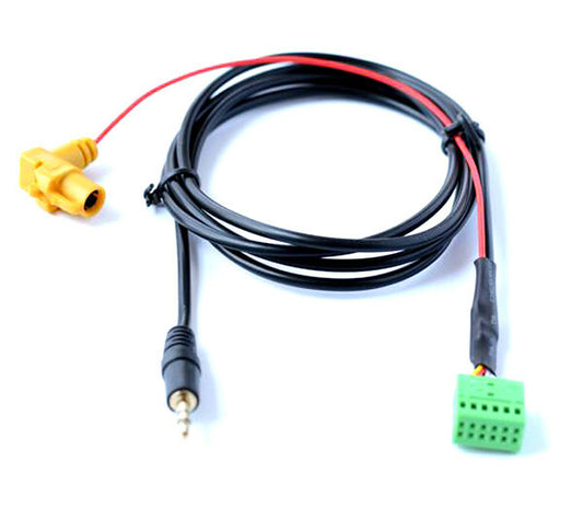 MMI 3G AMI Audio AUX in cable 3.5mm for Audi A6 A4 rs4 q5 Q7 A5 S5 iPhone andrio