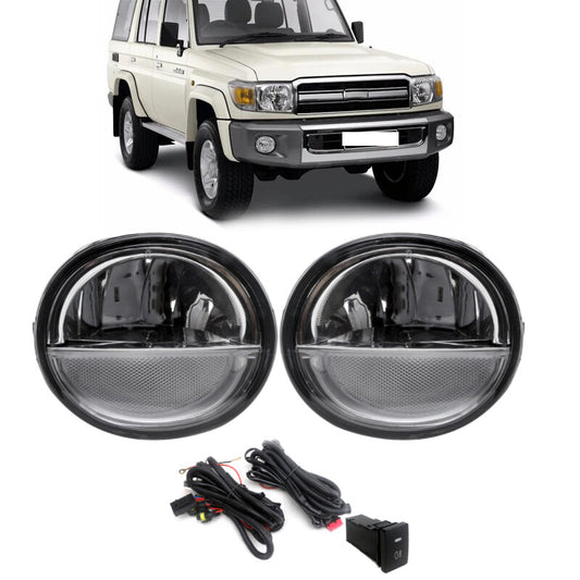 LED DRL fog lights suitable for Toyota for Land Cruiser J70 LC70 LC71 LC76 LC78 LC79