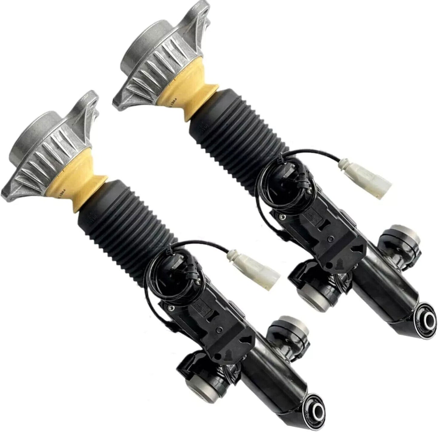 2x Front Shock Absorber Struts Assys EDC Fit for BMW E38 740i 740iL 750iL 1995-2001