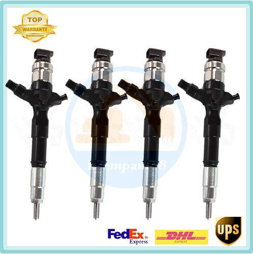 4PCS Fuel injectors 095000-7761 095000-7760 NEW for TOYOTA HILUX 2KD-FTV