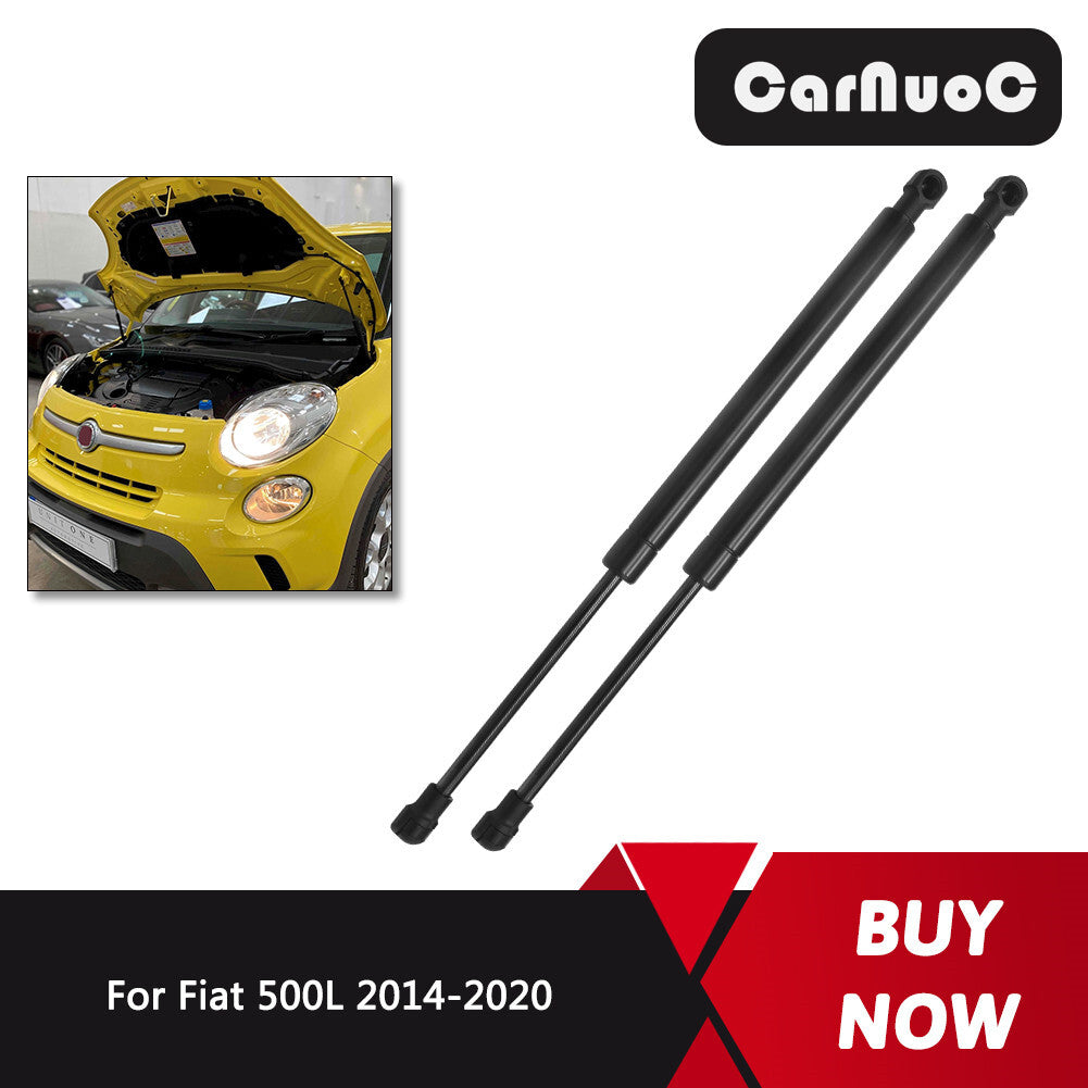 2Pcs Front Hood Lift Support Gas Shock Spring Strut for Fiat 500L 2014-2020