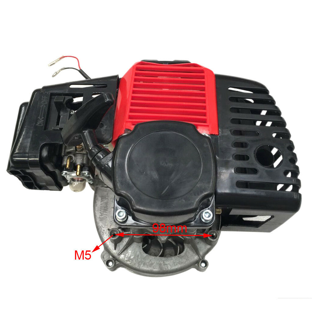 2 Stroke Pull Start Engine Gear Box for Petrol Scooter 49cc Pocket Bike Motor