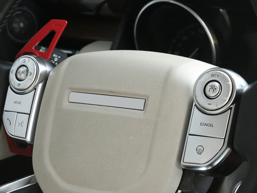 Car Inner Steering Wheel Button Cover Trim for Land Rover Range Sport 2014-2017