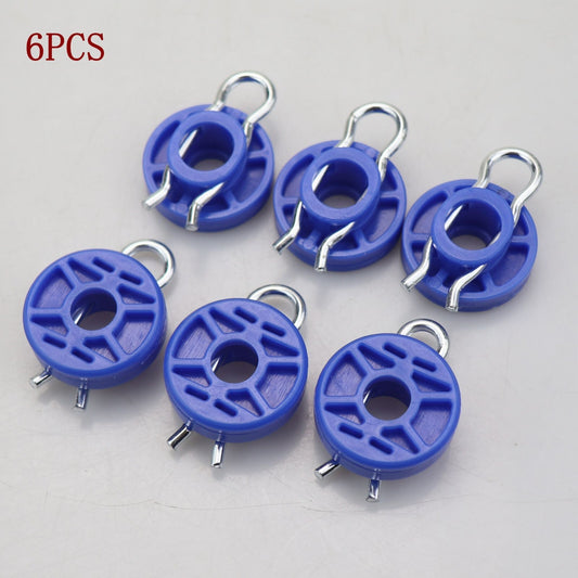6pcs 4493433 for Saab Window Regulator Rollers Sliding Block in Window Channel