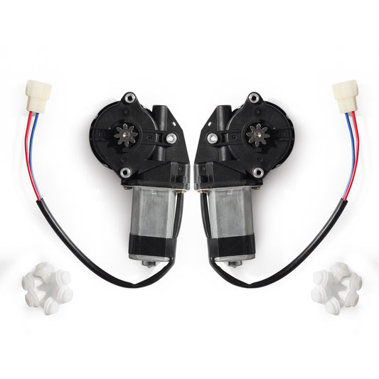 1 dual 12V power window regulator motor (3 holes + 8-tooth gear)