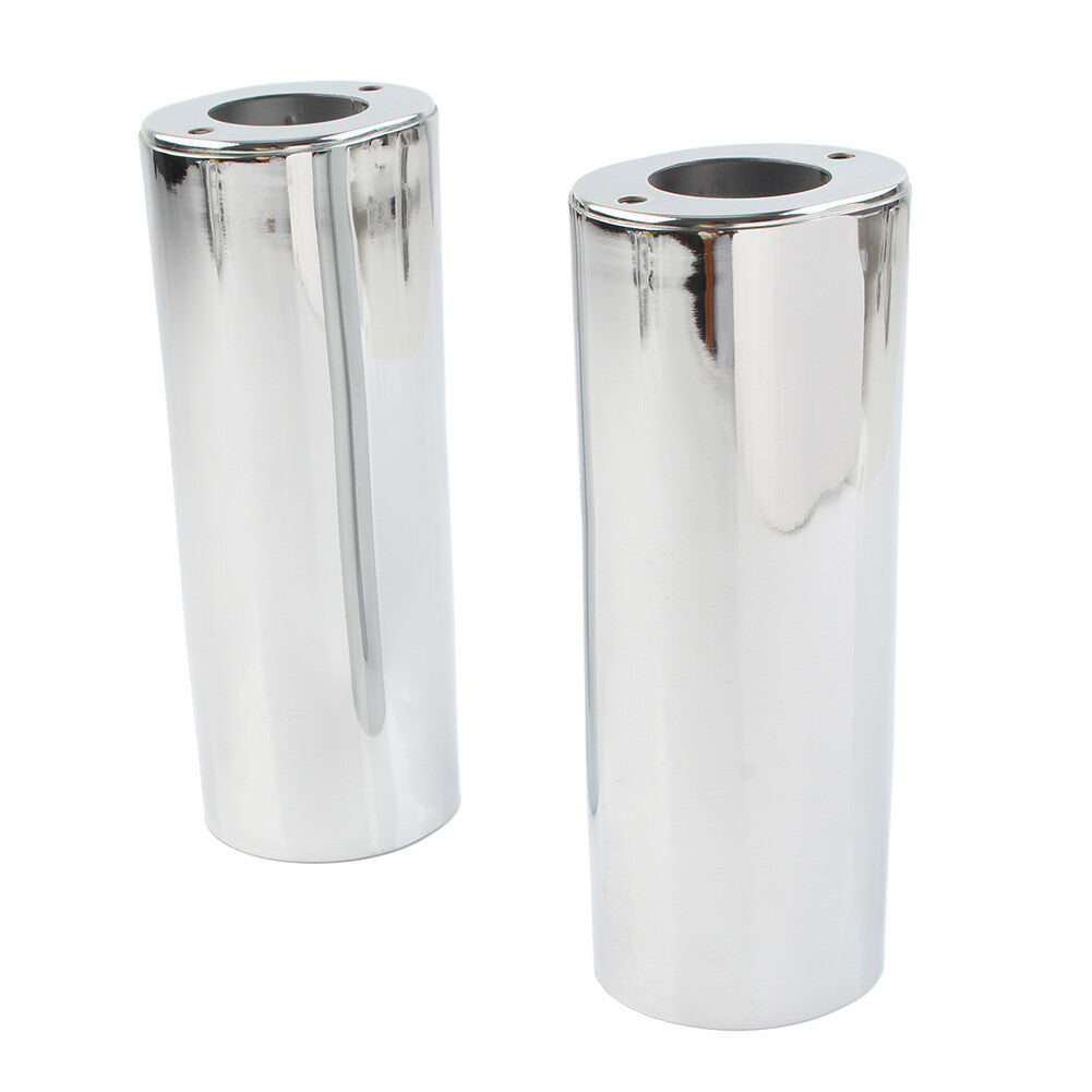 Smooth 2 Extended Fork Slider Covers Fit for Harley Street Glide Road King Softail