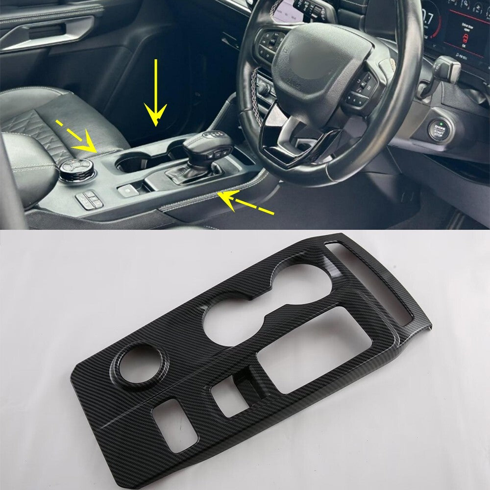 For 2022 2024 for Ford Everest Platinum Accessories Gear Box Moulding Trim Protector