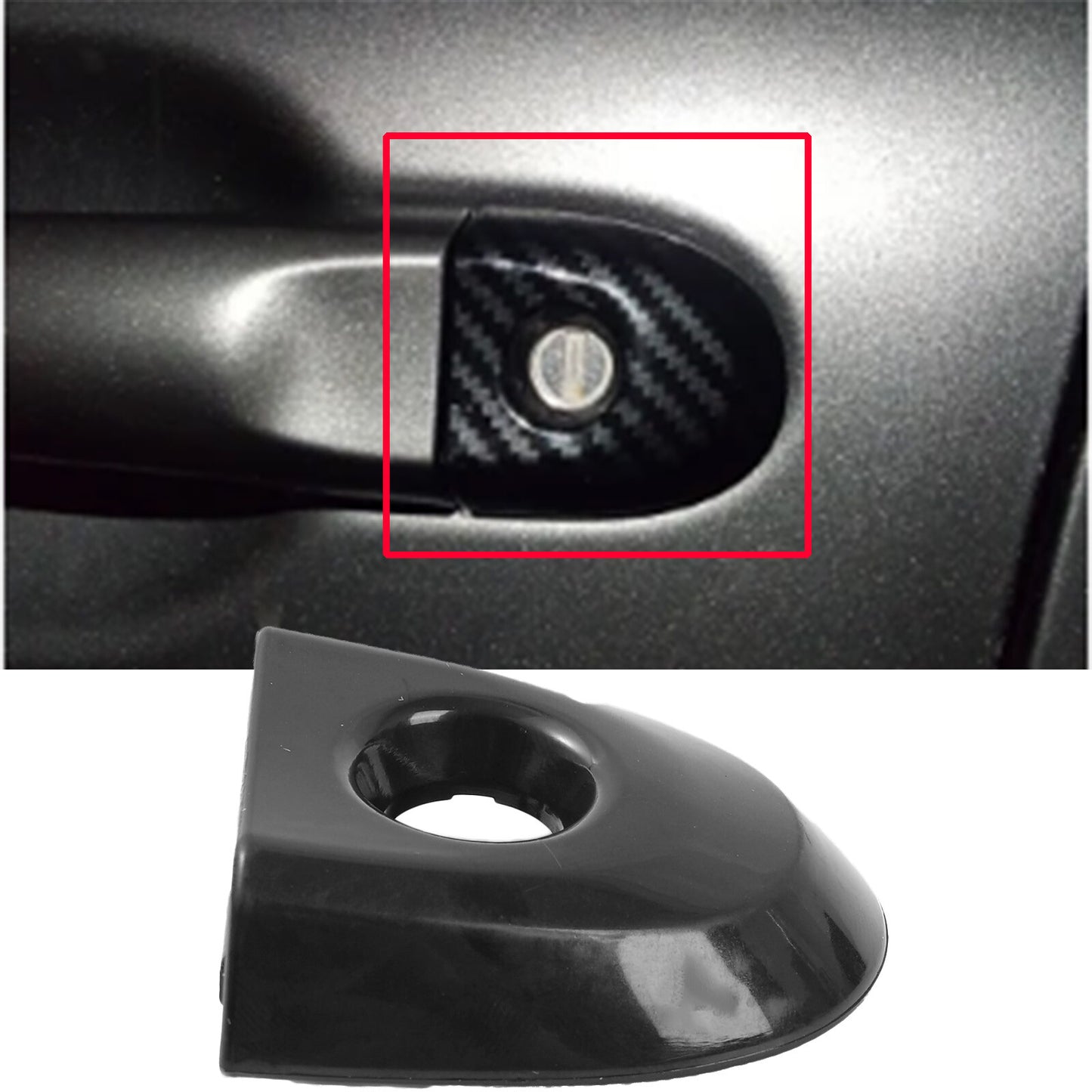 Compatible with for Nissan Micra K13 Front Left Door Handle Keyhole Cover
