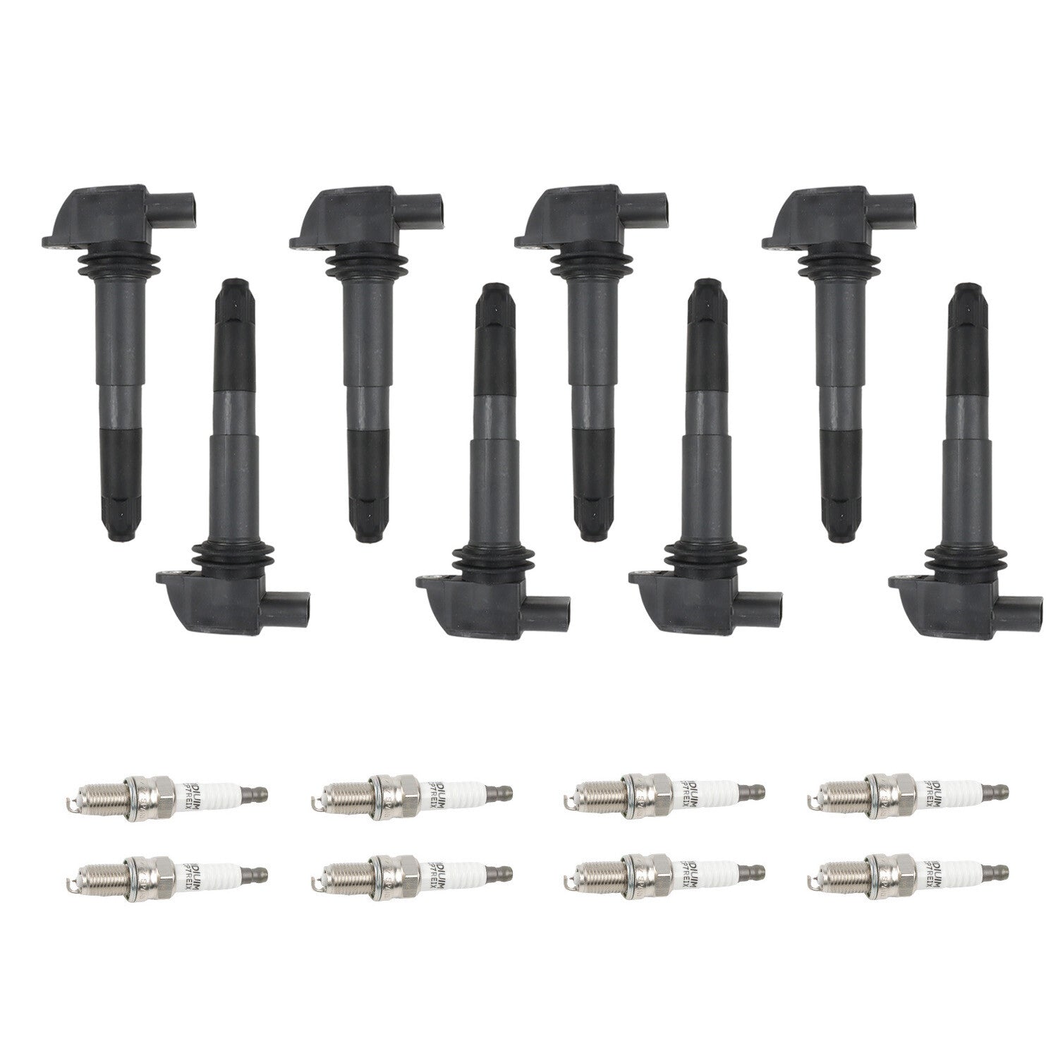 8X Ignition Coils UF563  8X Iridium Spark Plugs For 03-06 for Porsche for Cayenne 4.5L