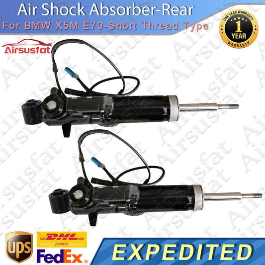 2x for BMW X5M E70 X6M E71 Rear LR Shock Absorber Core w/EDC Short Thread Type