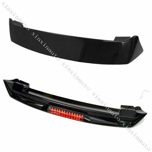 Glossy Black Rear Trunk Boot Lip Wing Spoiler for Toyota Prado FJ120 2003-2009