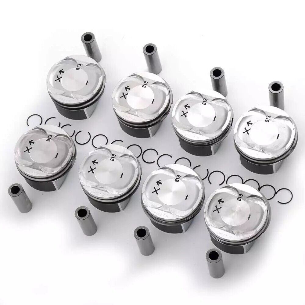 Pistons+Rings Kit STD ¦µ93mm 8pcs Fits for Porsche for Cayenne Turbo S 4.5T M48.50