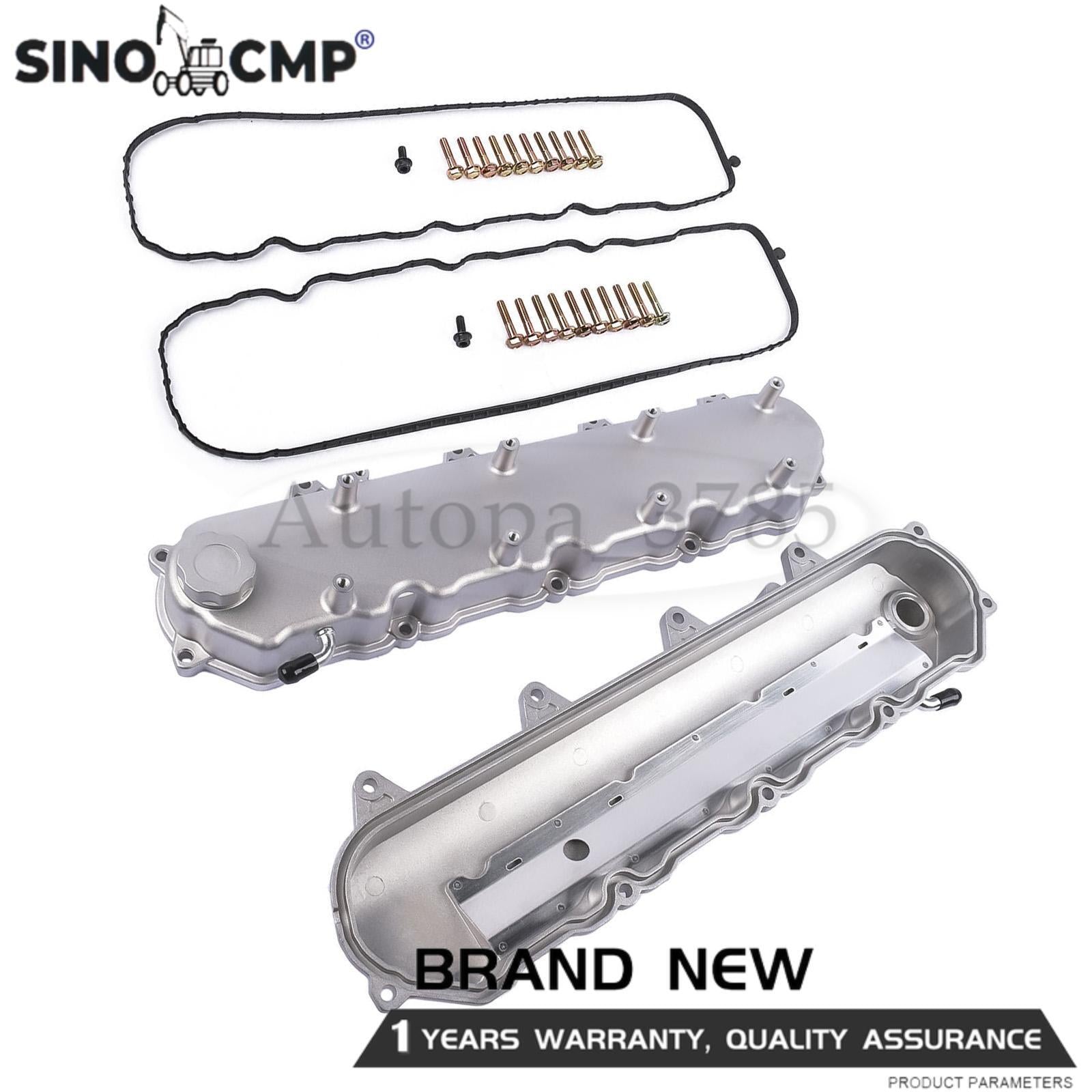 FOR LT GEN V CAST ALUMINUM VALVE COVERS WITH BILLET OIL FILL CAPS  COIL MOUNT