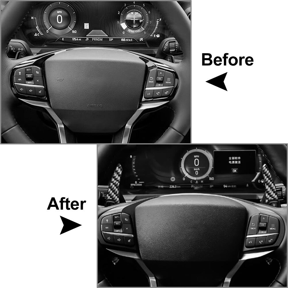 Steering Wheel Shifter Paddle Extension for Ford Explorer 2020-2023