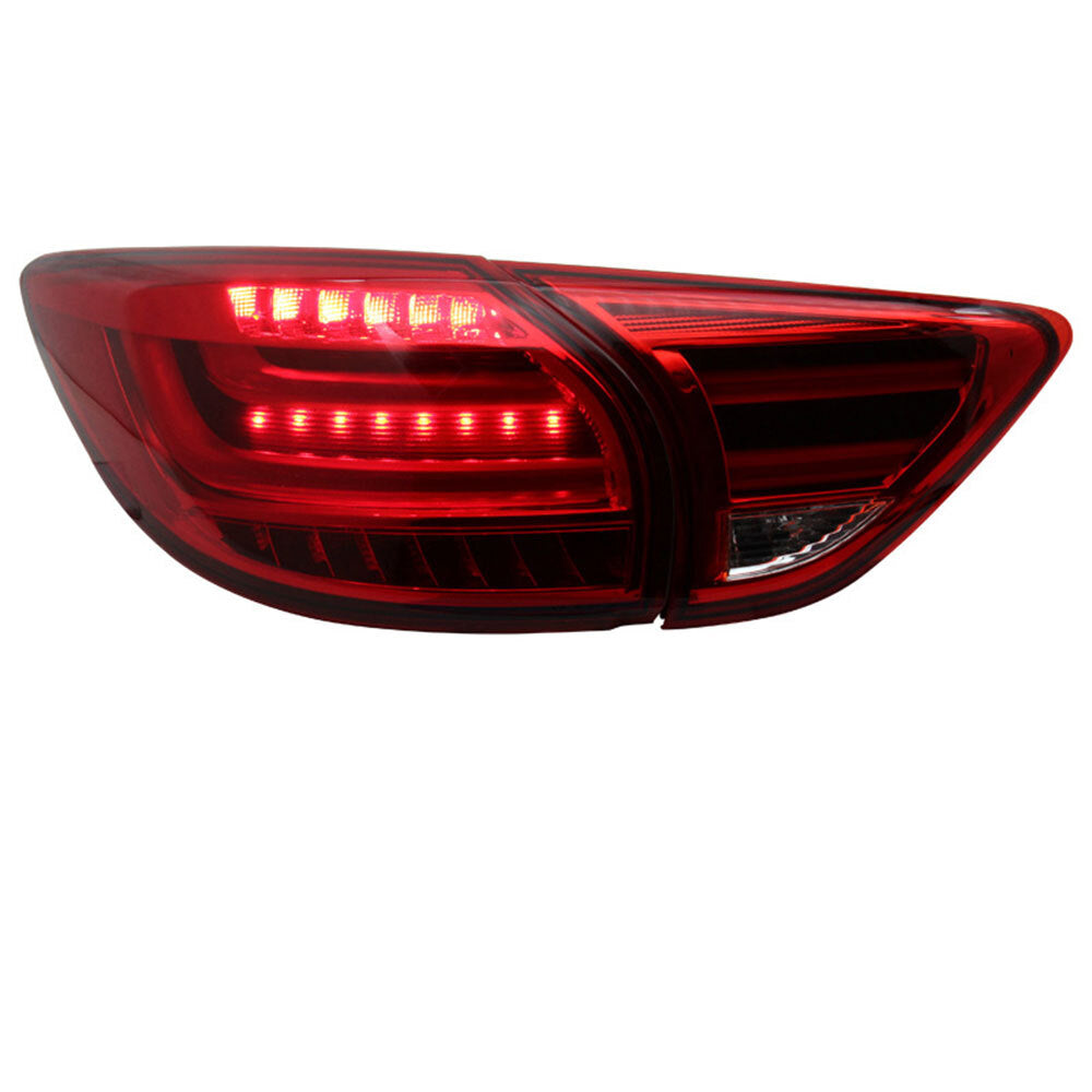 2PCS for Mazda CX5 2013 - 2016 LED Tail lights Assembly Red LED Rear Brake Lamps