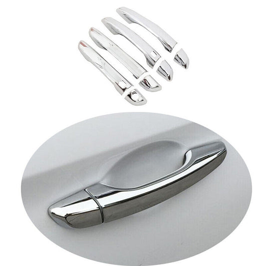 for Hyundai for Elantra 2017-2020 Chrome W/ for Smart Key Door Handle Molding Cover Trim