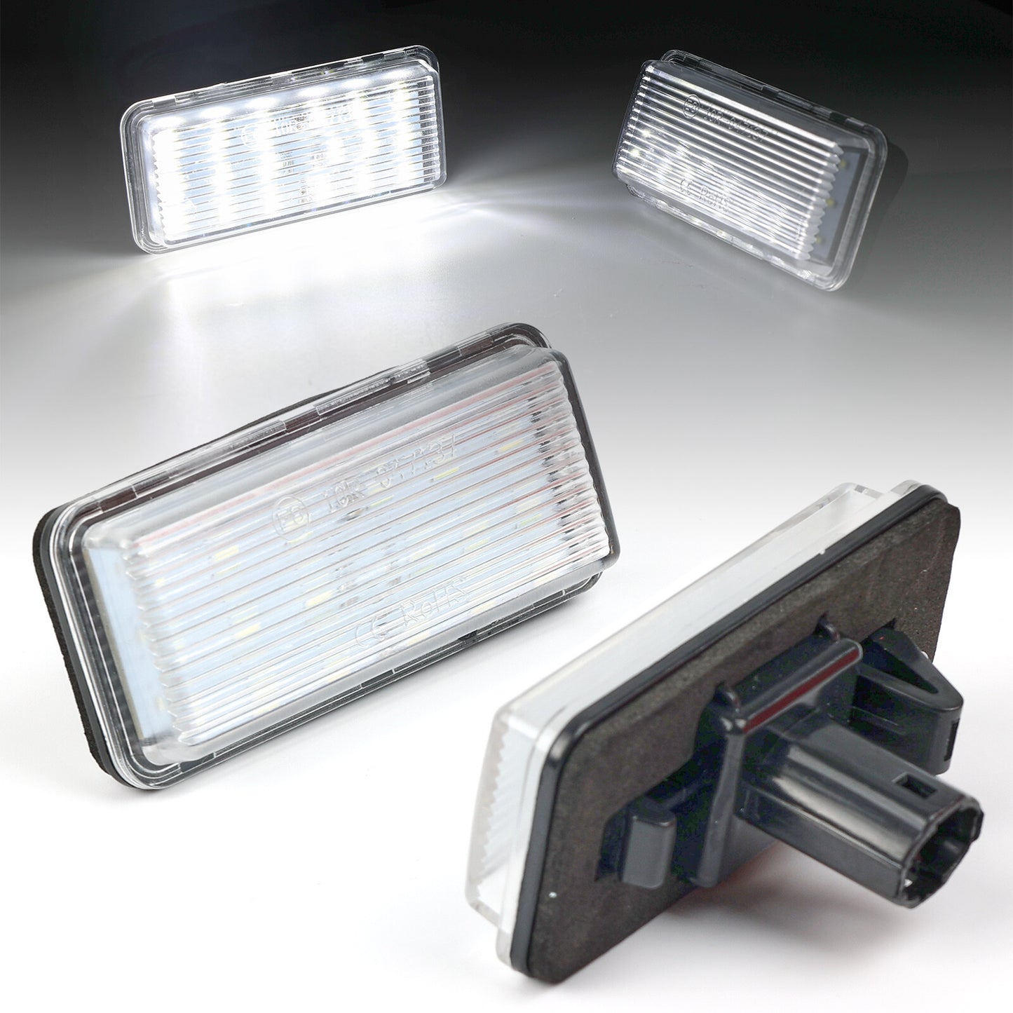 Pair No Error LED License Number Plate Lights 18SMD for Lexus LX470 LX570 GX470