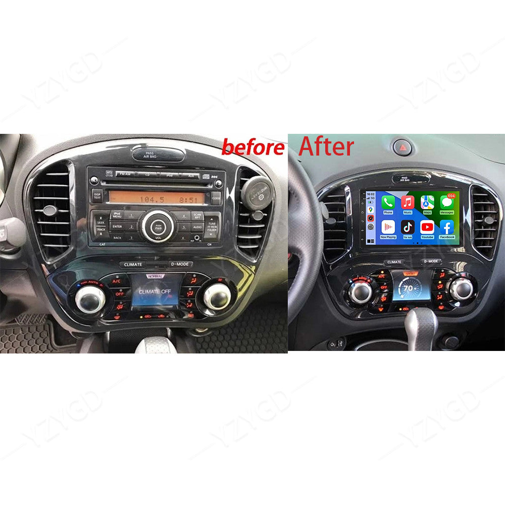 7 Android 14 Carplay for Nissan Juke 2010-2011 Car Stereo Radio GPS WIFI Screen