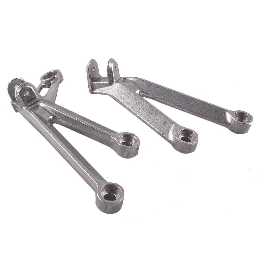 Rear Rearset Footrest Footpegs Brackets Kit for Kawasaki ZX10R 2004 2005