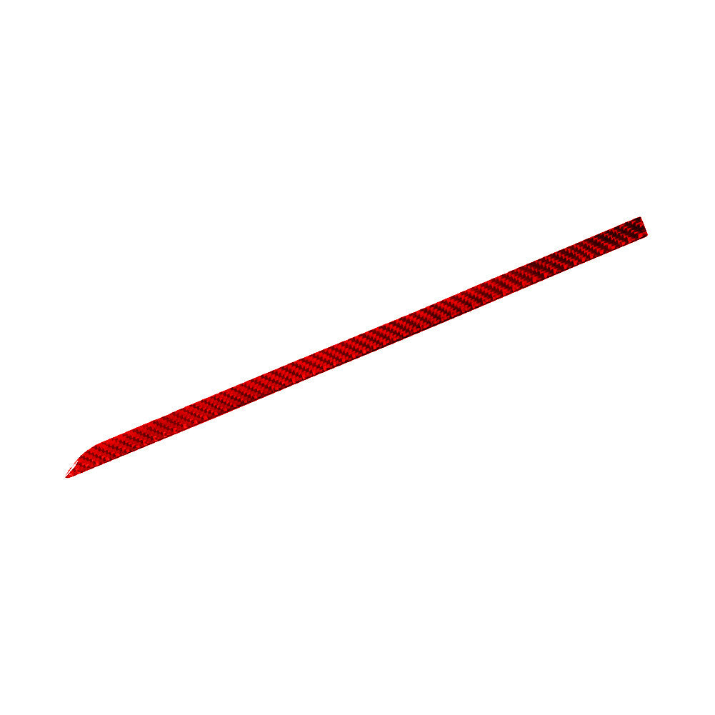 Red Carbon Fiber for Co -pilot Glove Box Cover Strip for Hyundai for Veloster JS 2019-22