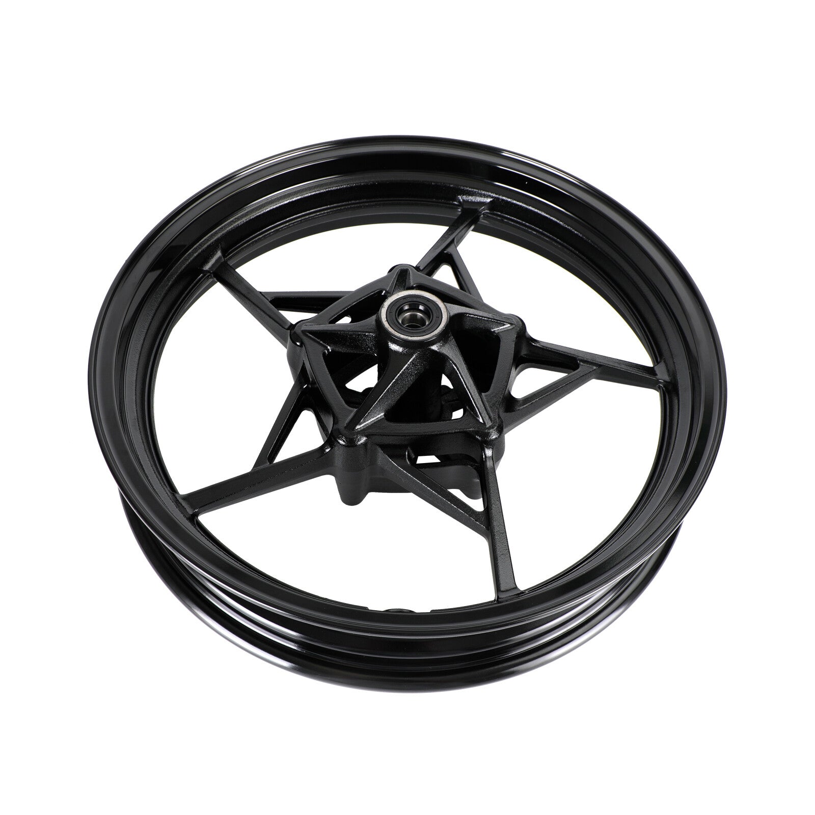 Glossy Black Front Wheel Rim Replace for Kawasaki 2018-2023 Z400 EX400 400