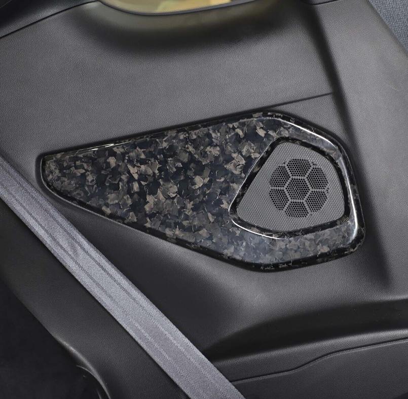 Forging Carbon Rear Door Horn Trim Frame Panel Cover For GR86/ for Subaru BRZ 2022-23