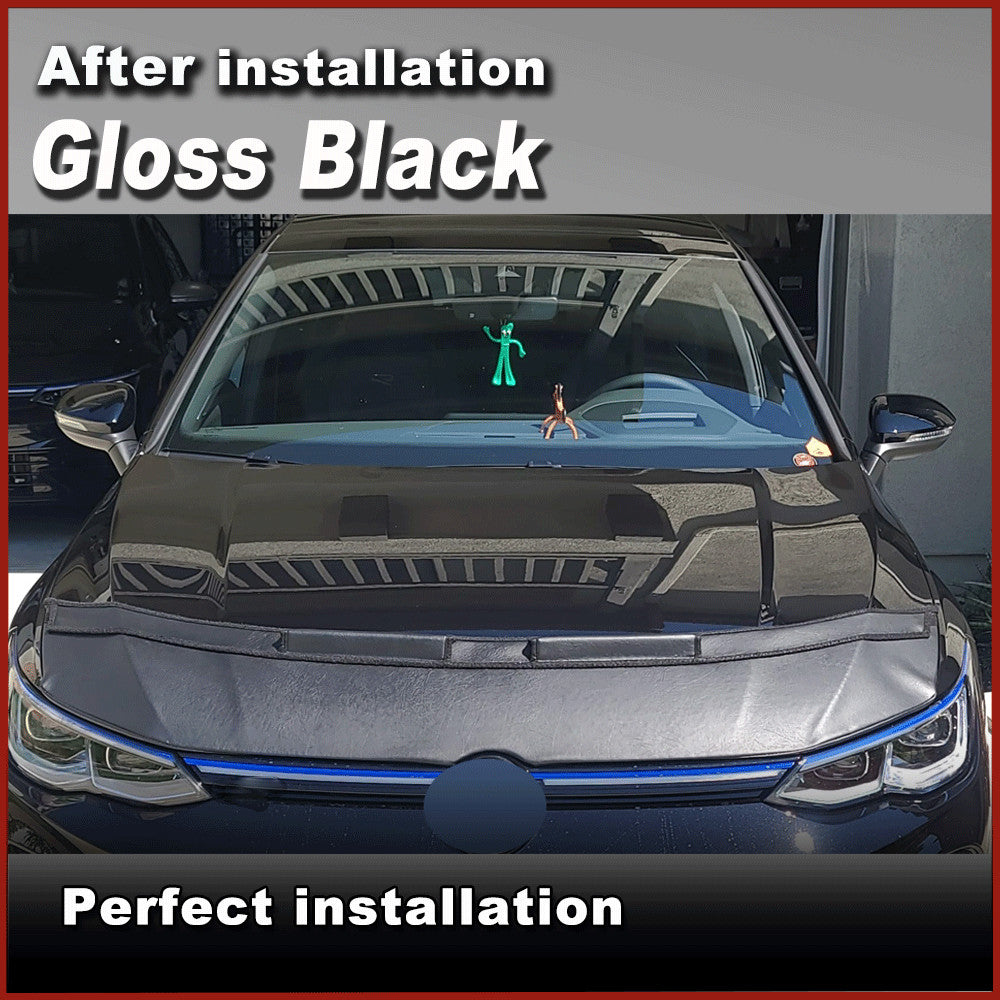 for VW for Golf 8 MK8 8R R-line GTI W/ Lane Assist Gloss Black Wing Mirror Cover Cap