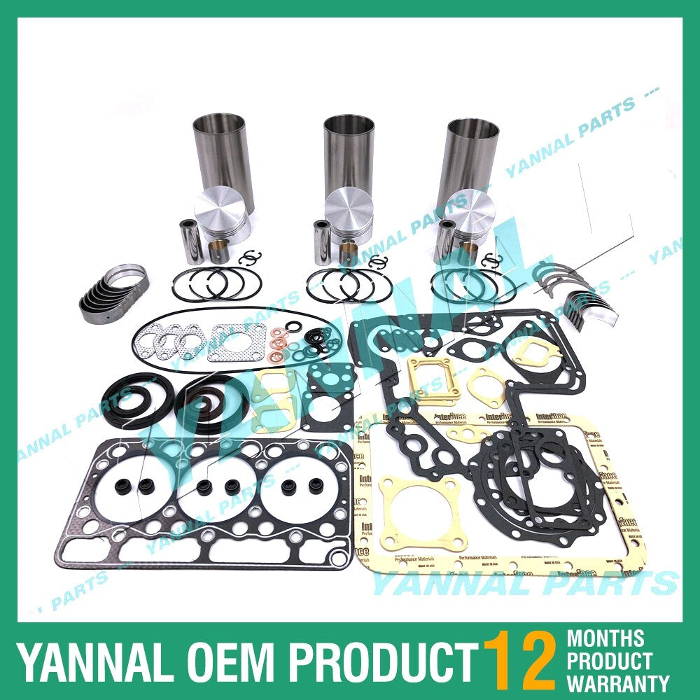 D950 Overhaul and Reconstruction Kit with Shims and Bearings for Kubota Diesel Engines
