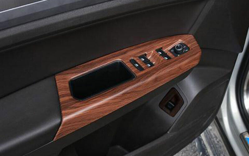 for Volkswagen Atlas 18-2023 Wood Grain Window Lift Switch Button Garnish Trim