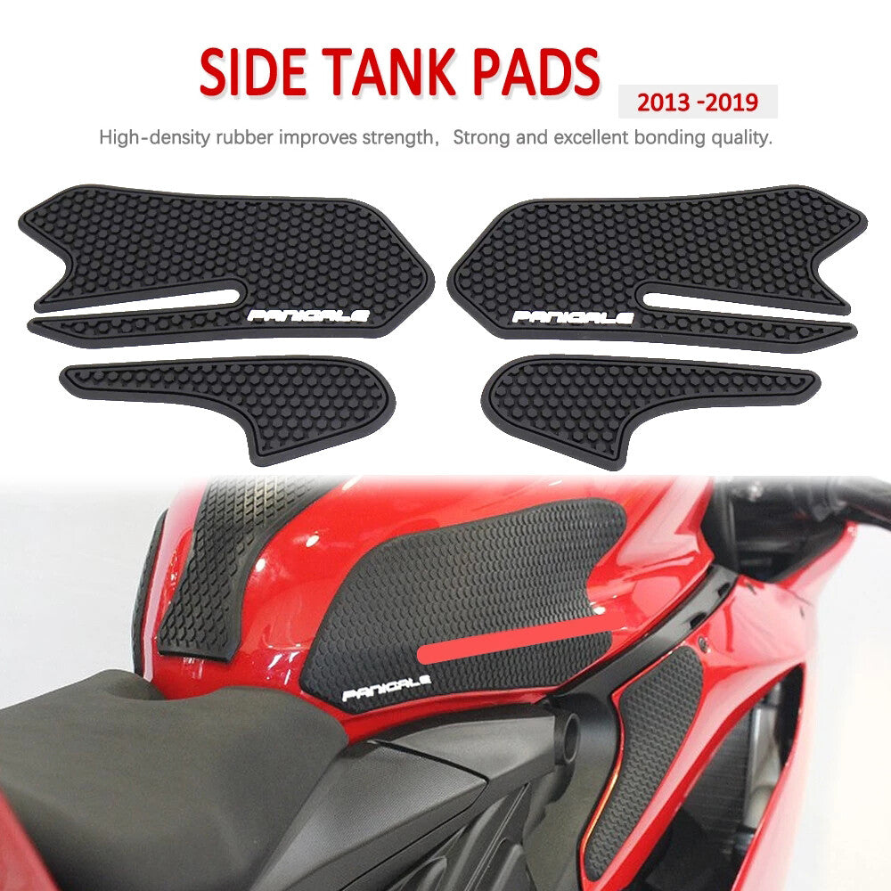 for Ducati PANIGALE 899 959 1199 1299 Tank Pads Fuel Tank Grip Pad Knee Traction