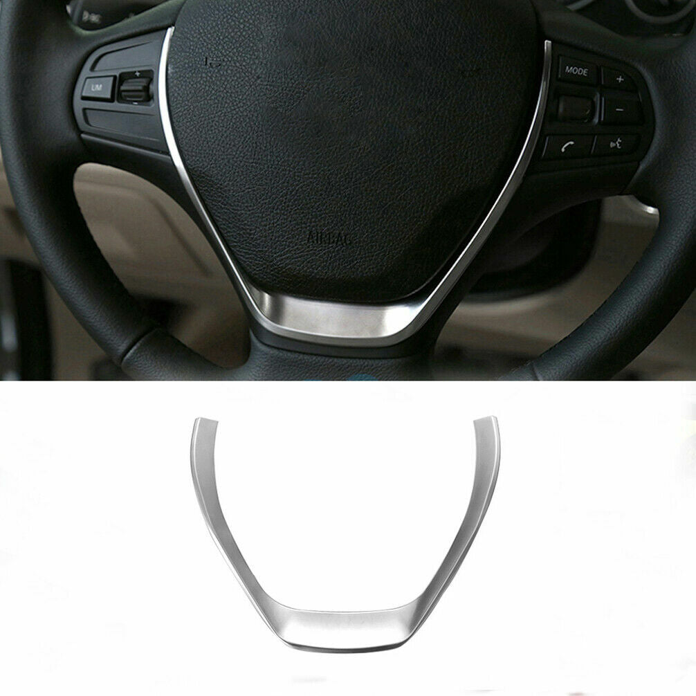 ABS chrome silver steering wheel cover suitable for BMW 3 Series F30 2013-2017