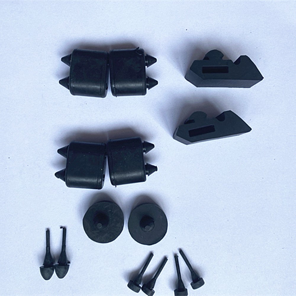Car Rubber Stopper Kit+Hood Adjusters For Camaro Nova Impala Stoppers Bumpers