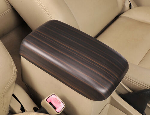 2003-08 for Toyota for Corolla Console Center Armrest Box Cover Matt Grain Wood 1X
