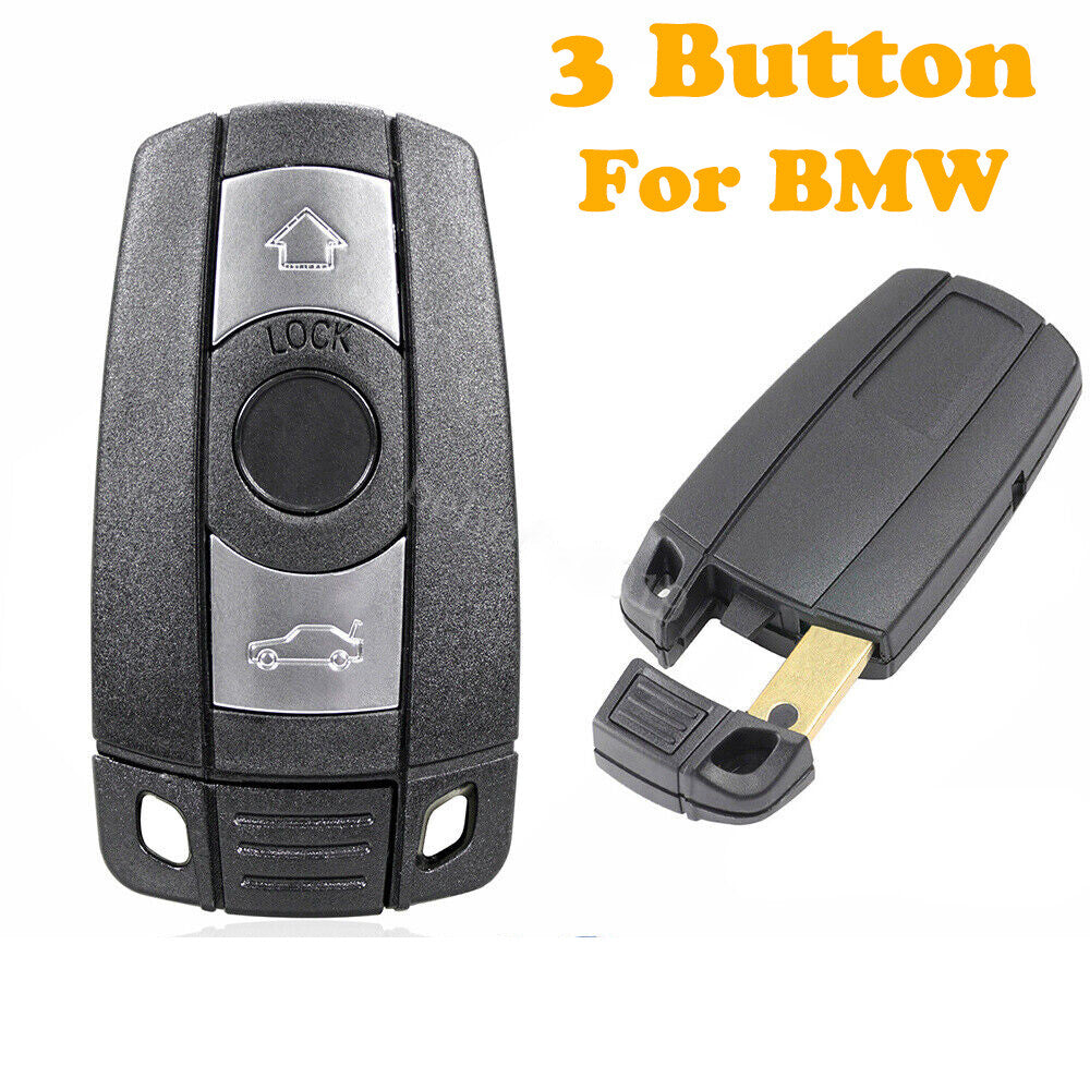 Key fob protective case for BMW 1, 3, 5, 6, Z4, X1, X3, X6 series, E90, 3-button remote control protective case.