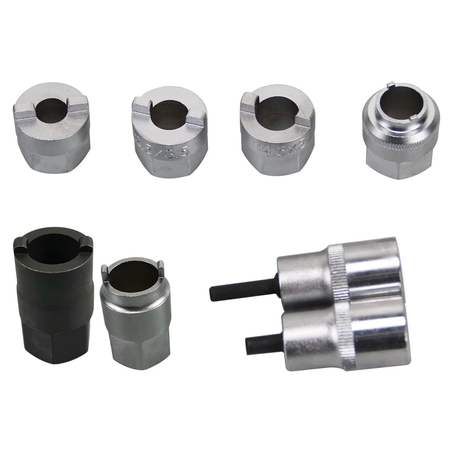 8-piece set of hanging support sockets, hanging support nuts and sockets, disassemble to