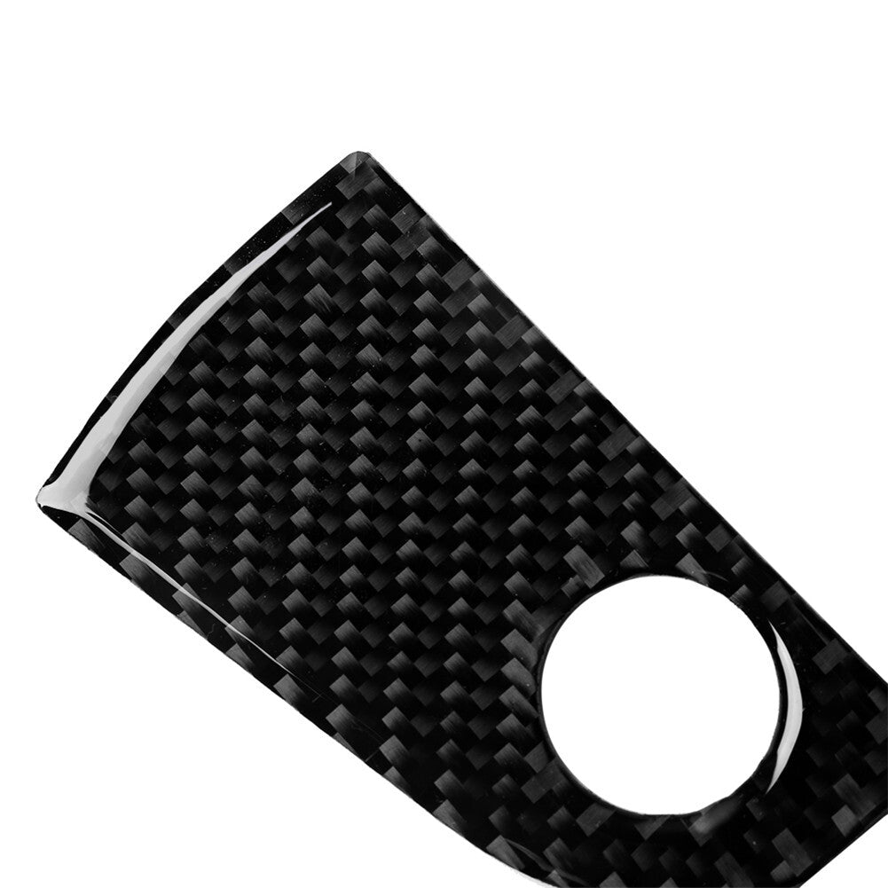 Carbon Fiber Storage Box Handle Cover Trim for Alfa Romeo Giulia 2017-2019