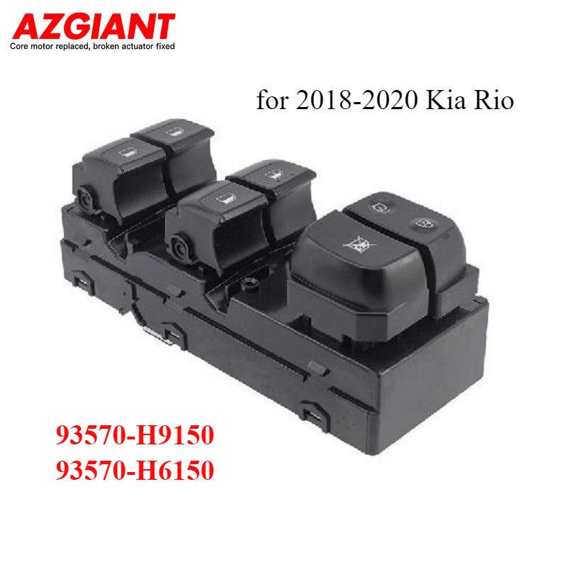 Front left drive side window switch applicable to 2018-20 for Kia Rio 93570-H9150 93570-H6150