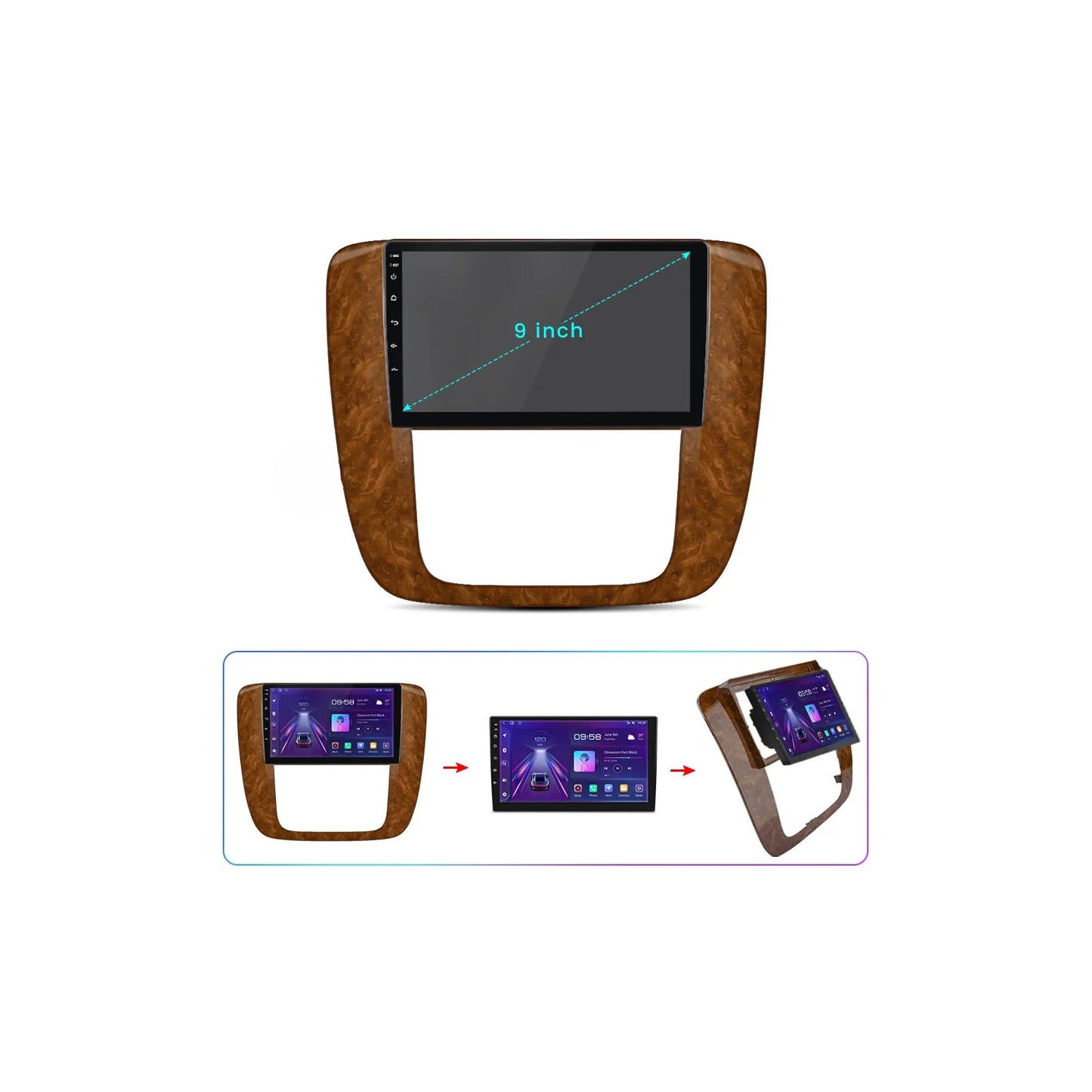 Android 12 Carplay Car Stereo Radio GPS NAVI for GMC for Yukon for Chevy Tahoe Suburban